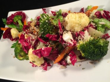 Cauliflower with vegetables