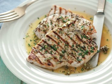 Swordfish with ginger and lemon