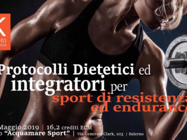 Scheda di registrazione: Protocolli Dietetici e Integratori per Sport di Resistenza ed Endurance (ECM 16 crediti, 16-17 Maggio 2019)