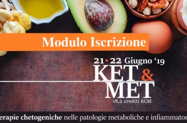 Modulo di iscrizione corso KET&MET (16,2 crediti ECM, 21-22 giugno 2019)