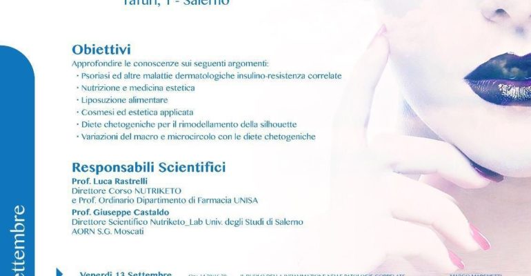 EstetiKa Nutrizione e Dermatologia – 13-14 Settembre 2019 – Gran Hotel Salerno